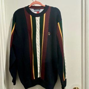 3) Tommy Hilfiger Unisex Retro 90s Grandpa Vintage Cotton Sweater S/M/L